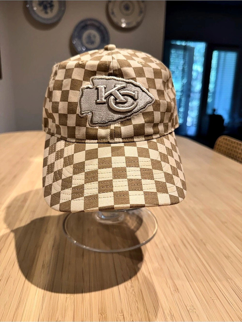 47 Brand Kansas City Chiefs Vibe Check Clean Up Adjustable Hat Brown & Cream